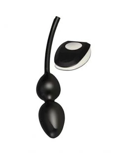 Mystim Jane Untamed Geisha Balls - Black - 8.1 Inch