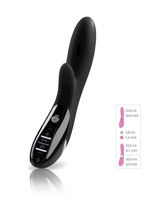 Mystim Daring Danny E-stim Vibrator - Black - 10.6 Inch 2 Mystim Daring Danny E-stim Vibrator - Black - 10.6 Inch - Image 2