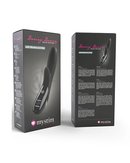 Mystim Daring Danny E-stim Vibrator - Black - 10.6 Inch 7 Mystim Daring Danny E-stim Vibrator - Black - 10.6 Inch - Image 7