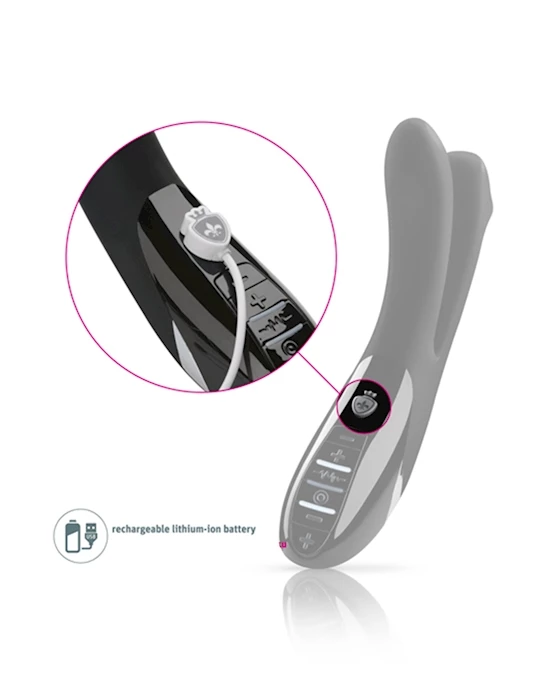 Mystim Tingling Aparte E-stim Vibrator - Black - 9.8 Inch 5 Mystim Tingling Aparte E-stim Vibrator - Black - 9.8 Inch - Image 5