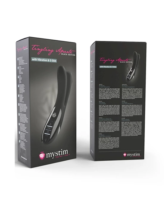 Mystim Tingling Aparte E-stim Vibrator - Black - 9.8 Inch 8 Mystim Tingling Aparte E-stim Vibrator - Black - 9.8 Inch - Image 8