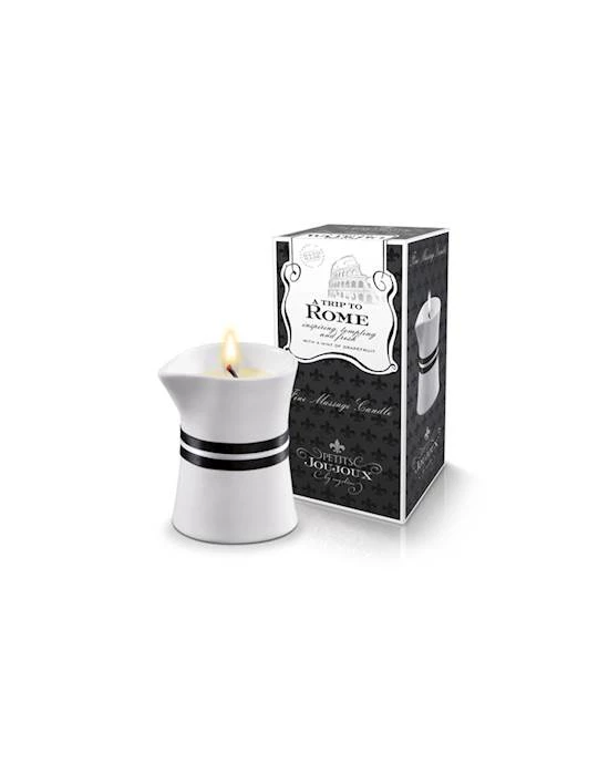 Mystim Petits Joujoux A Trip To Rome Massage Candle - 120g - 120g 1 Mystim Petits Joujoux A Trip To Rome Massage Candle - 120g - 120g