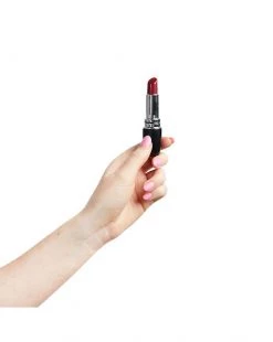 POP By Share Satisfaction Share Satisfaction Lipstick Vibrator - Black/red -Cheap Mystim Store 234246 2