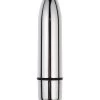 POP By Share Satisfaction Share Satisfaction Pointed Bullet Vibrator - Silver - 3.5 Inch