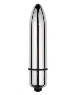 POP By Share Satisfaction Share Satisfaction Pointed Bullet Vibrator - Silver - 3.5 Inch