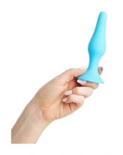 POP By Share Satisfaction Share Satisfaction Large Silicone Butt Plug - Aqua - Large -Cheap Mystim Store 244335 2