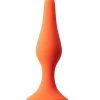 POP By Share Satisfaction Share Satisfaction Medium Silicone Butt Plug - Orange - Med