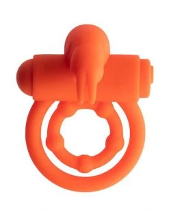 POP By Share Satisfaction Share Satisfaction Vibrating Rabbit Ring - Orange