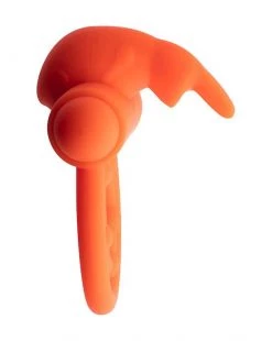 POP By Share Satisfaction Share Satisfaction Vibrating Rabbit Ring - Orange -Cheap Mystim Store 244348 2