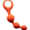 POP By Share Satisfaction Share Satisfaction Silicone 3 Bead Plug - Orange -
