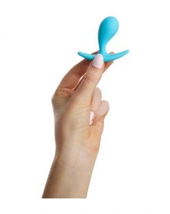 POP By Share Satisfaction Share Satisfaction Small Curved Plug - Aqua - 2 Inch -Cheap Mystim Store 246702 2