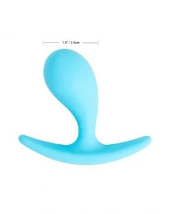 POP By Share Satisfaction Share Satisfaction Small Curved Plug - Aqua - 2 Inch -Cheap Mystim Store 246702 3