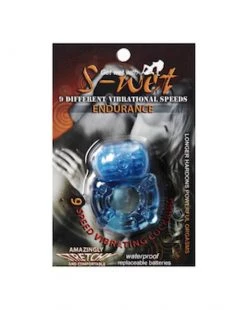 Nu Sensuelle S-wet Endurance Cockring - Blue