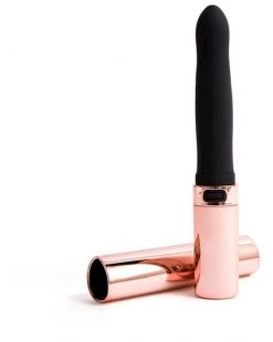 Nu Sensuelle Sensuelle Cache Vibrator - Black / Gold - 7 Inch