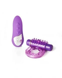 Nu Sensuelle Remote Control Bullet Ring - Purple