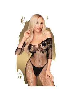 Penthouse Lingerie High Profile Bodystocking - Black - One Size