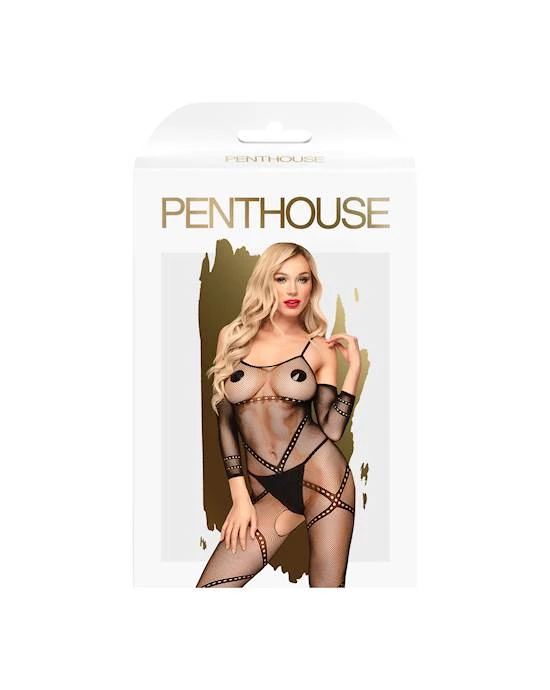Penthouse Lingerie Under Arrest Bodystocking - Black - One Size 2 Penthouse Lingerie Under Arrest Bodystocking - Black - One Size - Image 2